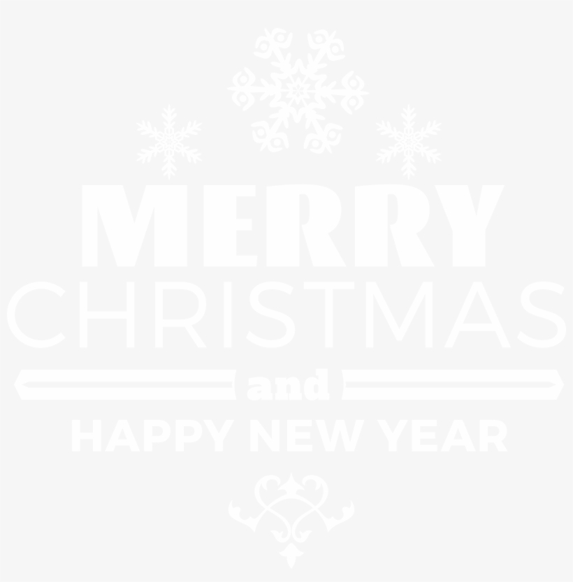 Merry Christmas And Happy New Year Text Png Clip Art, transparent png download
