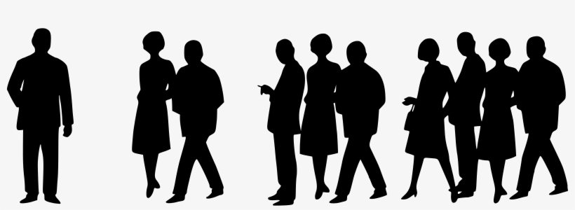 People Silhouettes PNG, Vector, PSD, and Clipart With Transparent  Background for Free Download