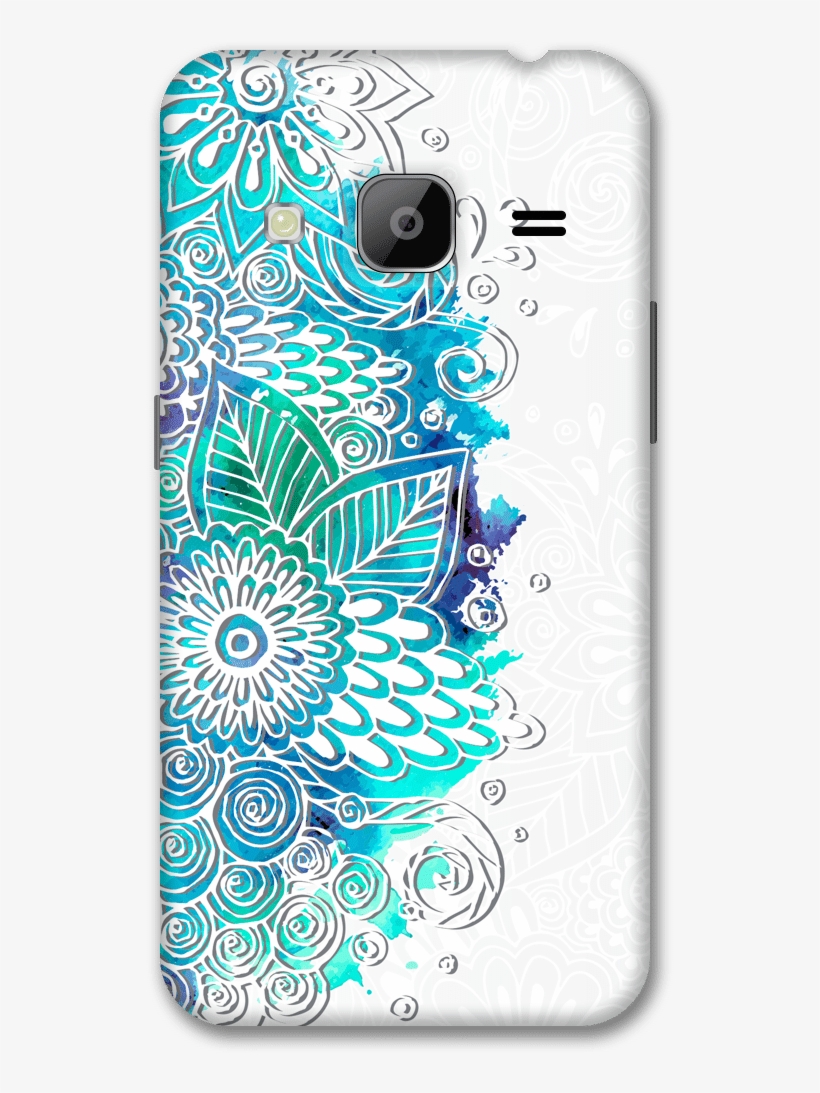 Blue Watercolor Flowers White Background - Still Poster Print By Kimberly Allen, transparent png download