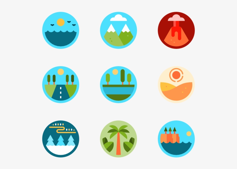 Landscapes - Mountain Icon, transparent png download