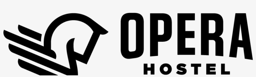 Opera Hostel Logo Logotype - Graphics, transparent png download