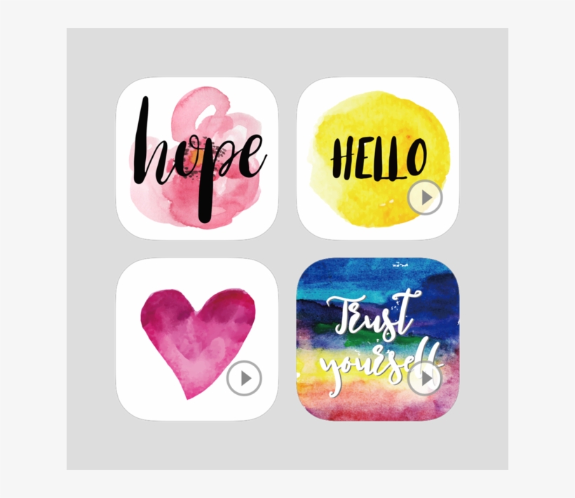 Animated Watercolor Pack On The App Store - Watercolor Painting, transparent png download