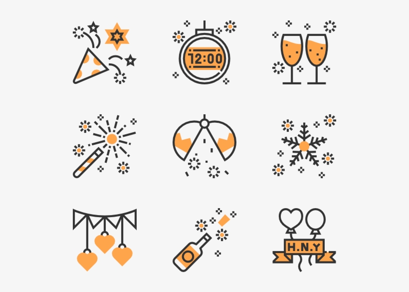 Happy New Year, transparent png download