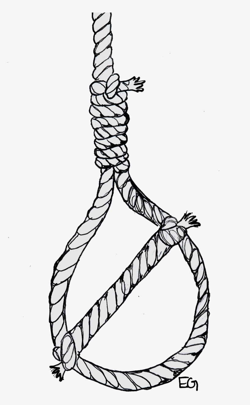 Clip Royalty Free Collection Of Free Transparent Sketch - Transparent Noose, transparent png download