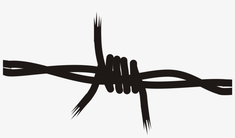 Barbwire Png Cutouts - Star Of David Barbed Wire, transparent png download