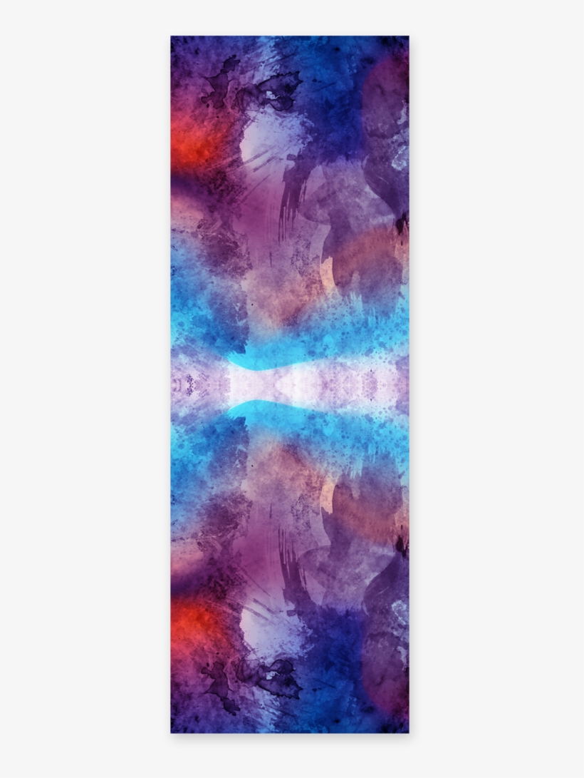 Purple Blue Watercolor - Modern Art, transparent png download