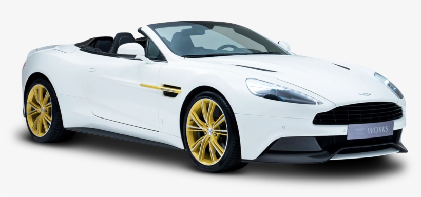 White Car Png Banner Library - Aston Martin Car Png, transparent png download
