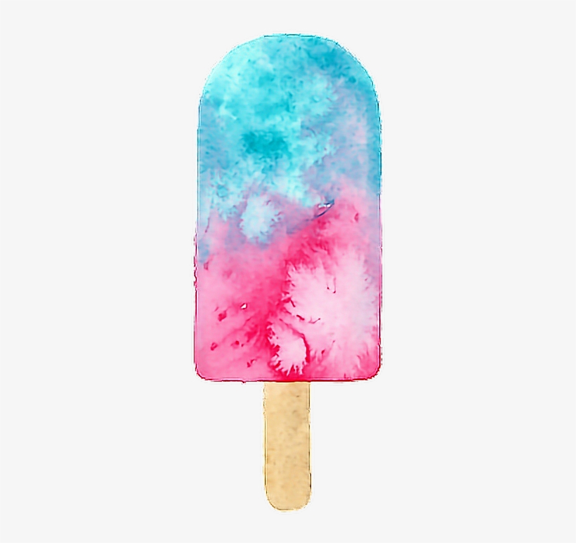 Reportar Abuso - Watercolor Popsicle, transparent png download