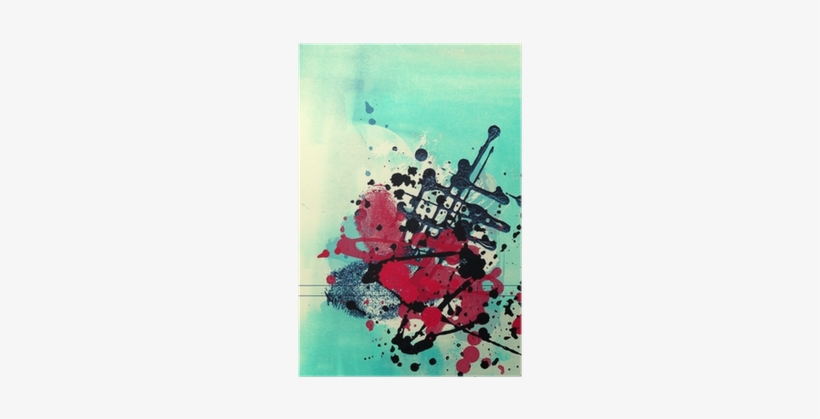 Grunge Collage, Watercolor Style , Great Background - Watercolor Painting, transparent png download