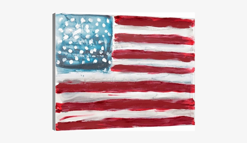 American Flag Abstract American Flag Abstract - Canvas, transparent png download