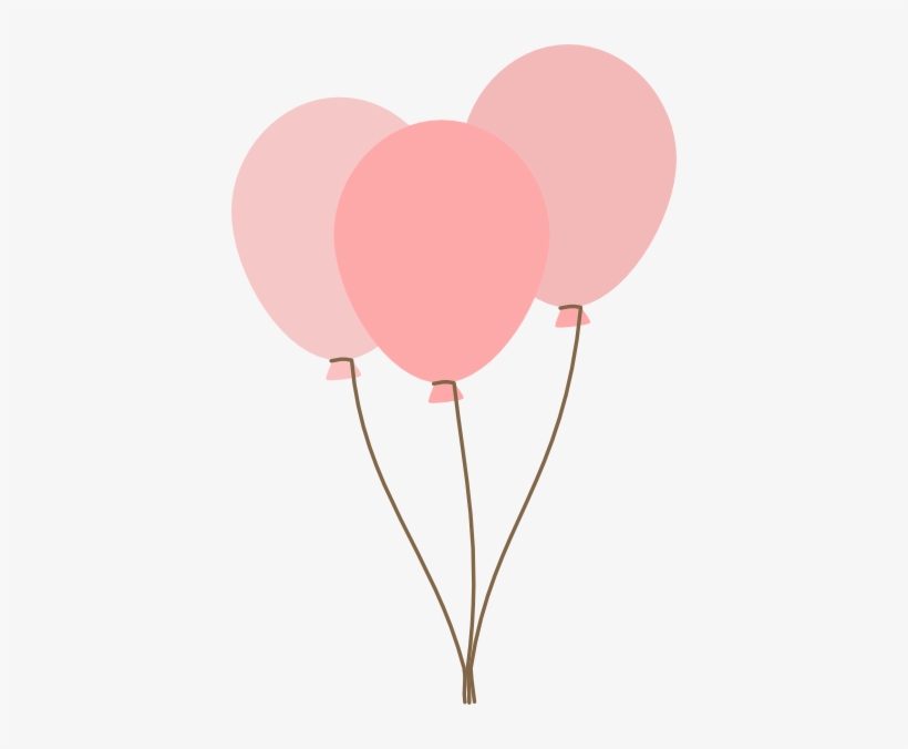 Balloon Clipart - Pink Balloons Clipart, transparent png download