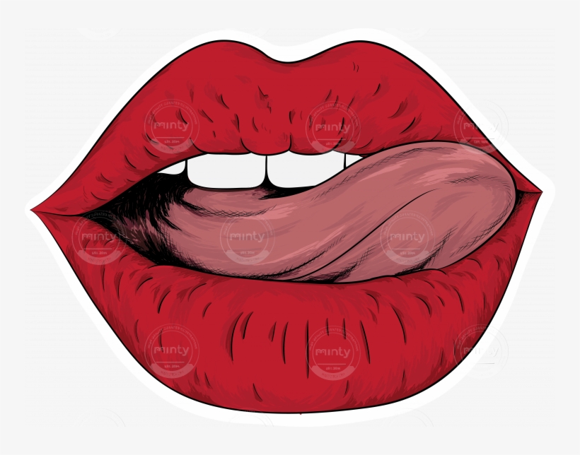 Sexy Lips - Sexy Lips Illustration, transparent png download