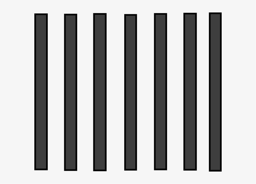 Bars Grey Clip Art - Prison Bars Clipart, transparent png download