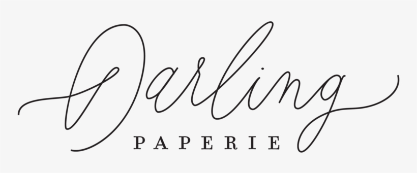 Darling Paperie - 100 Thank You Cards - Black Bulk Note Cards With Gold, transparent png download