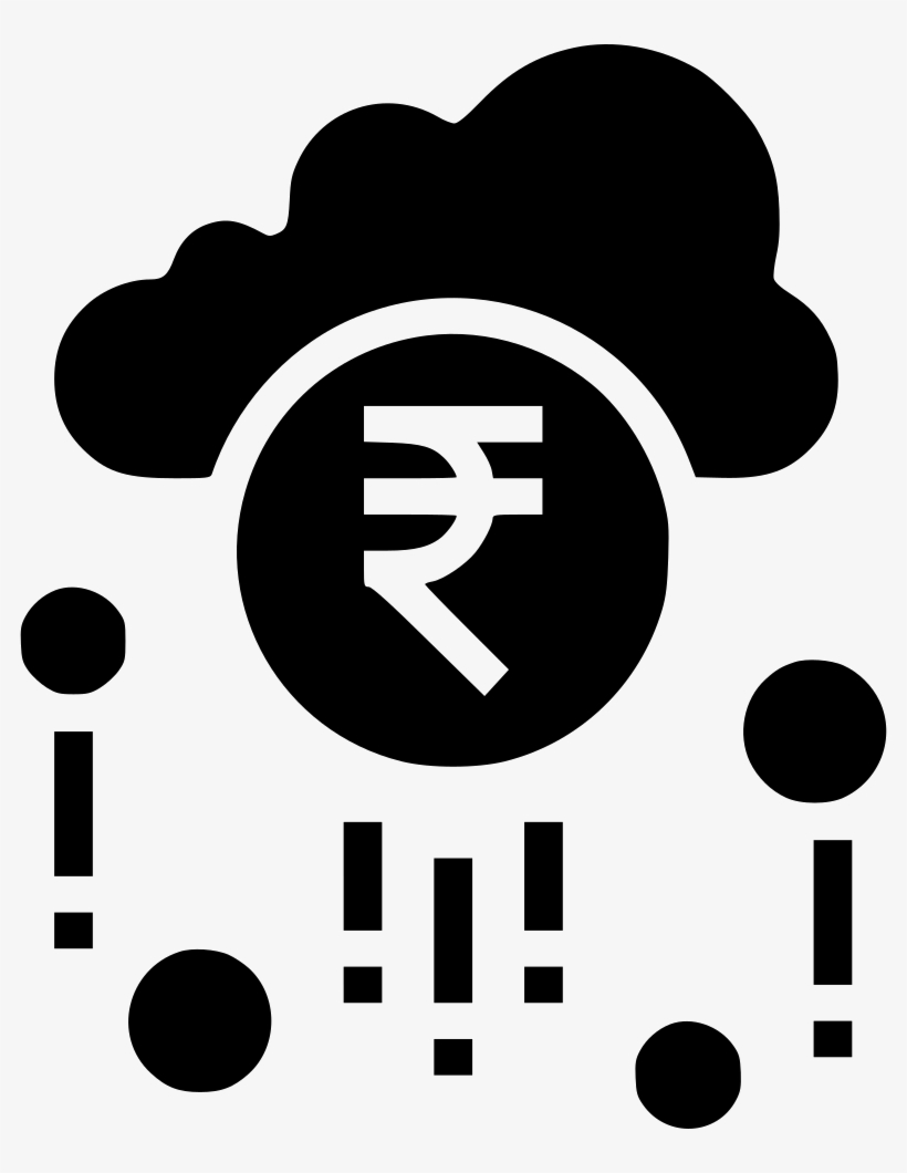 Cloud Earning Fortune Money Raining Success Wealth, transparent png download