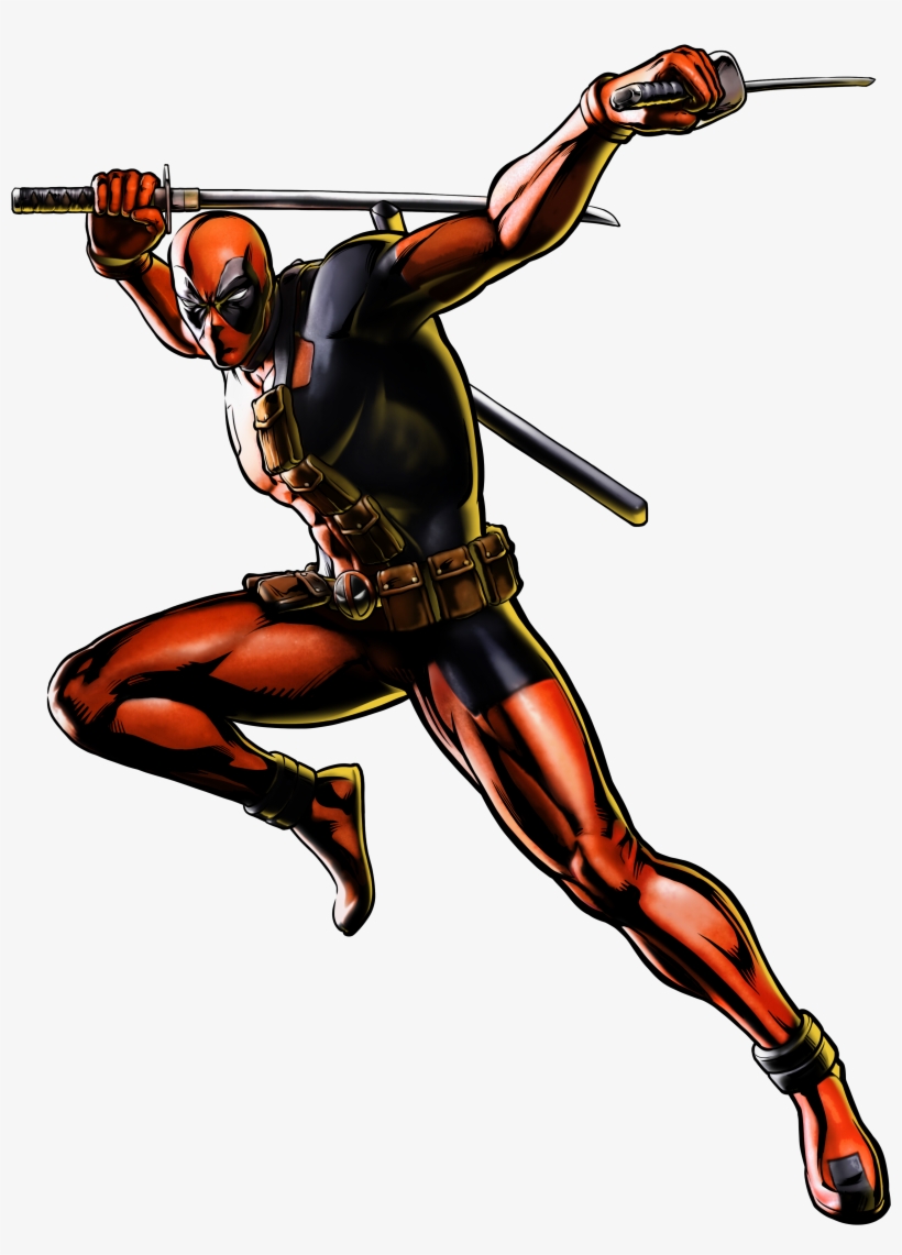 Deadpool - Deadpool Ultimate Marvel Vs Capcom 3, transparent png download