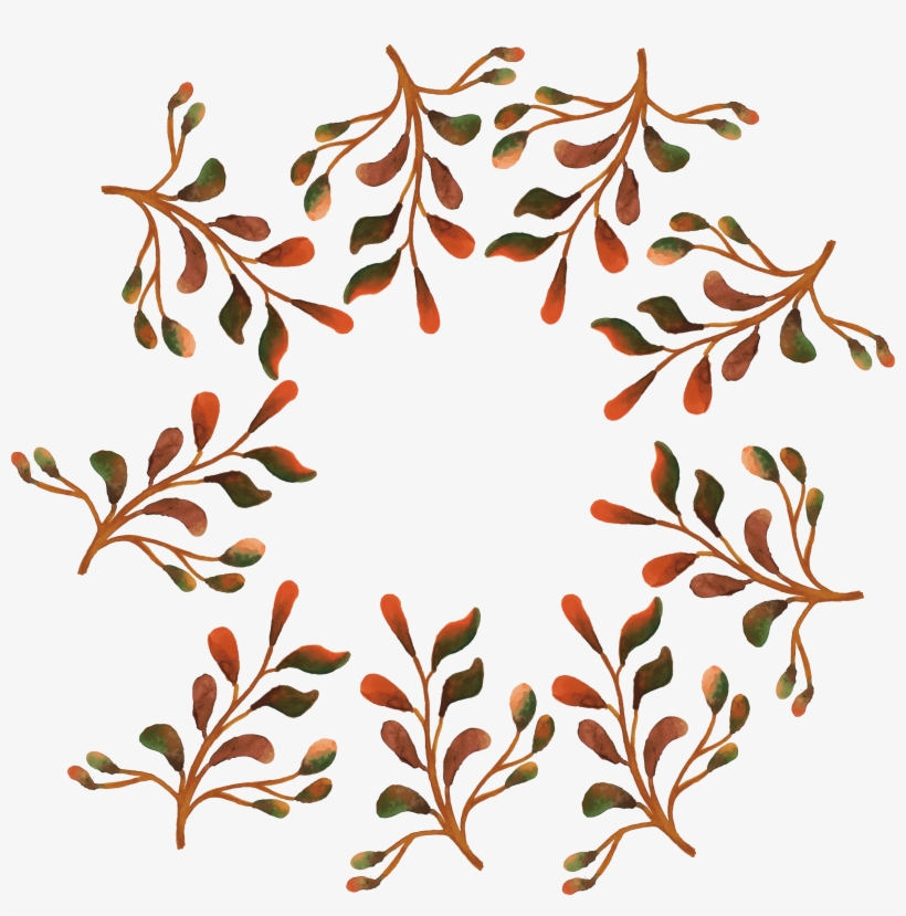 Watercolor Painting Texture Branch - Watercolor Painting, transparent png download