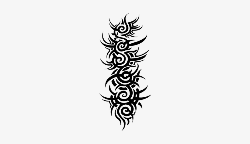 Gothic Tattoo Vertical - Tattoo Png, transparent png download