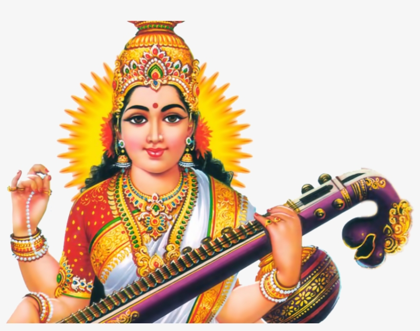Goddess Saraswati, transparent png download