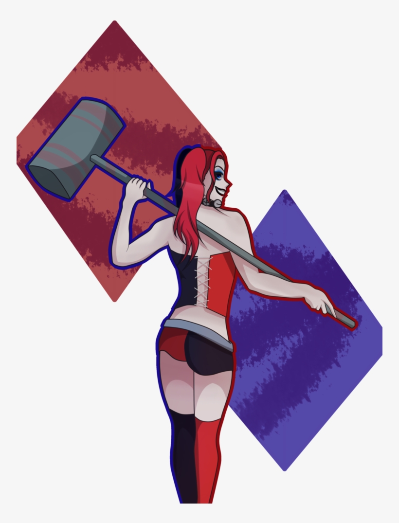 By Cryinglilbitcharmin On Deviantart - Harley Quinn, transparent png download