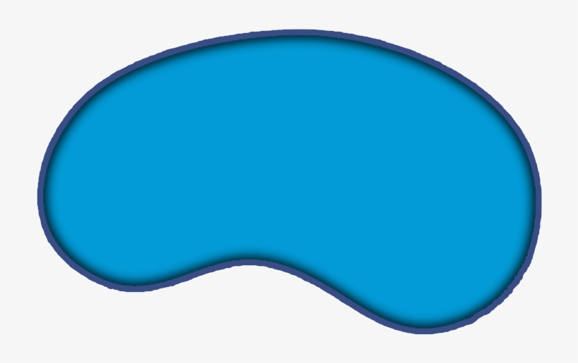 Kidney Shaped Pool - Circle, transparent png download