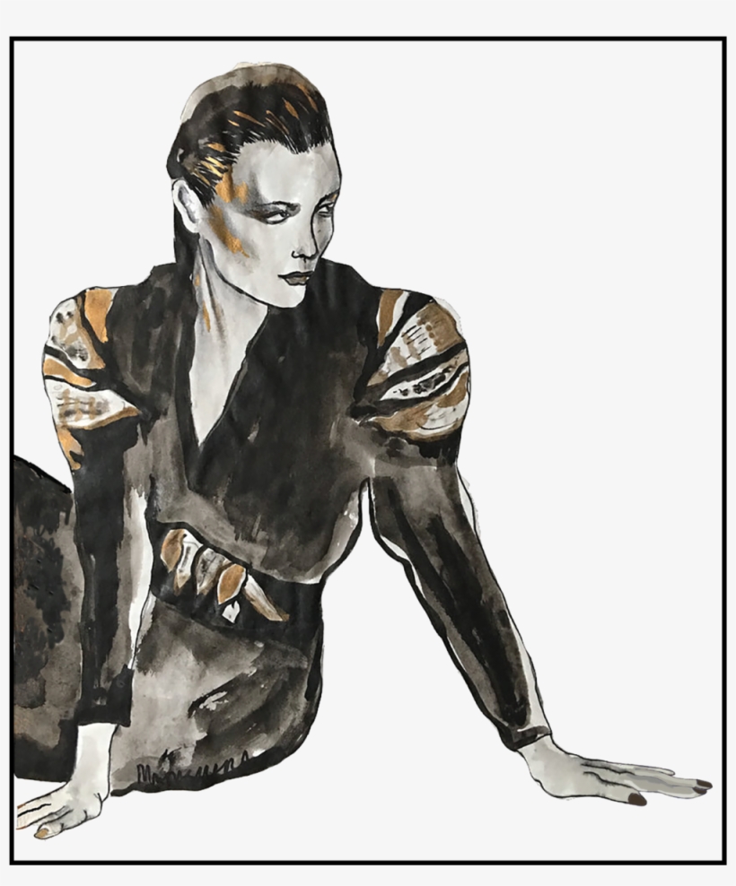 Fashion Drawing By Matuschka,, transparent png download