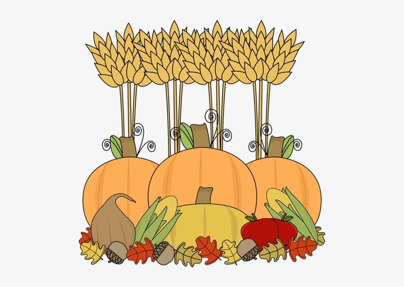 Squash Clipart Harvest Festival - Thanksgiving Harvest Clipart, transparent png download