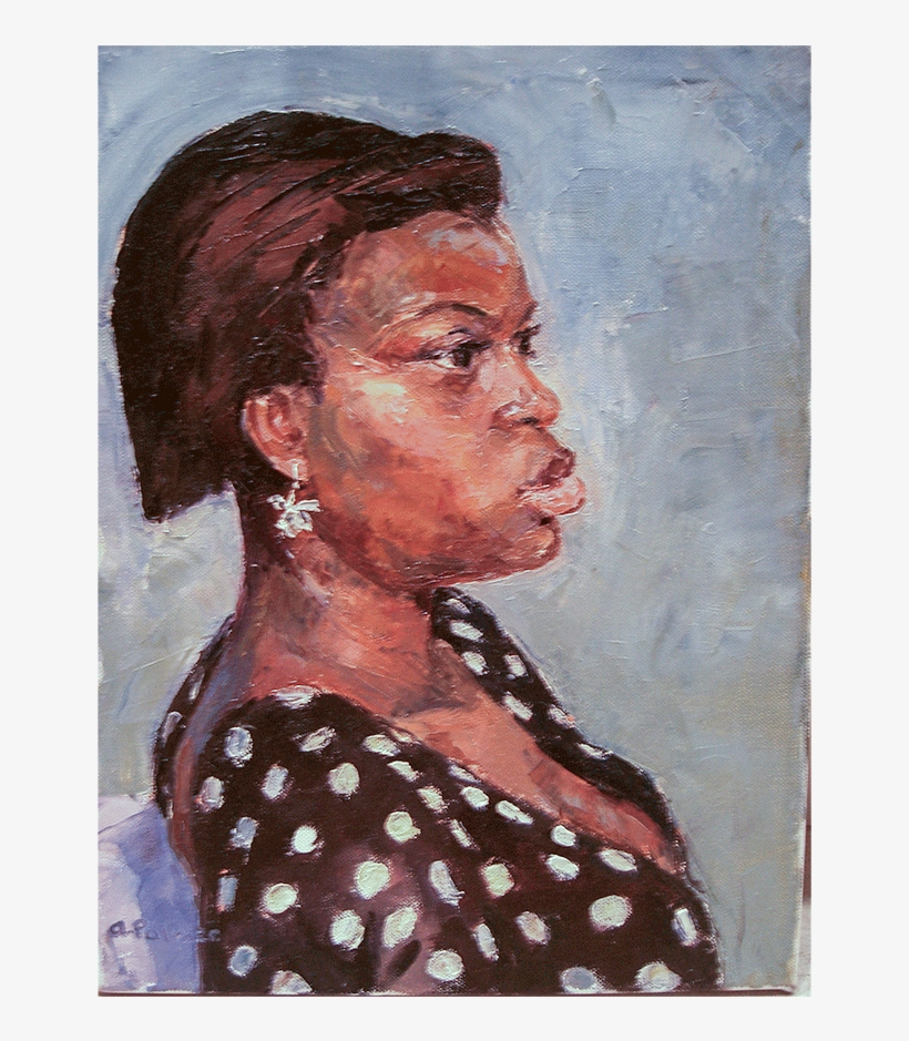 Gladys, Oil, 40x30cm - Self-portrait, transparent png download