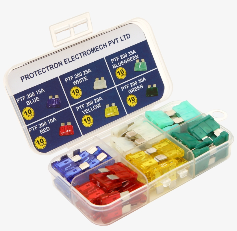 Box Pack For Midi Blade Fuse - Electrical Connector, transparent png download