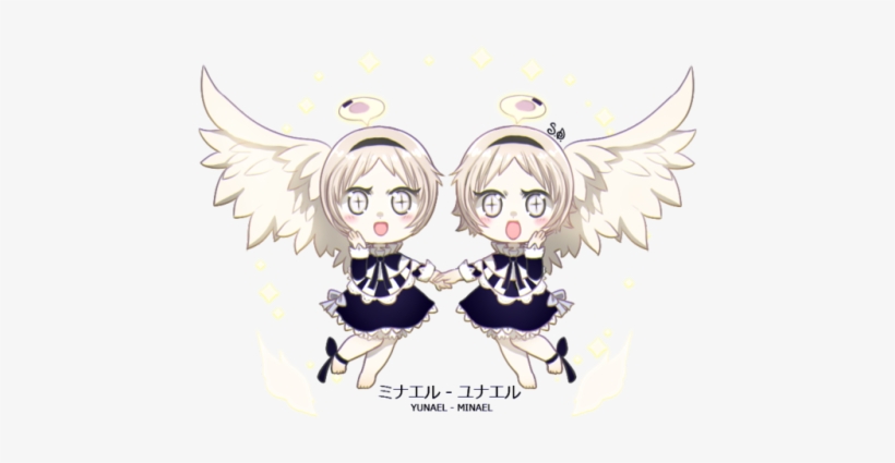 Peaky Angels Yunael And Minael - Magical Girl Raising Project Peaky Angels, transparent png download
