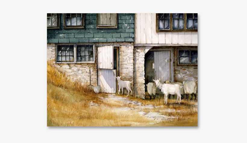 A Goat's Way - Painting, transparent png download