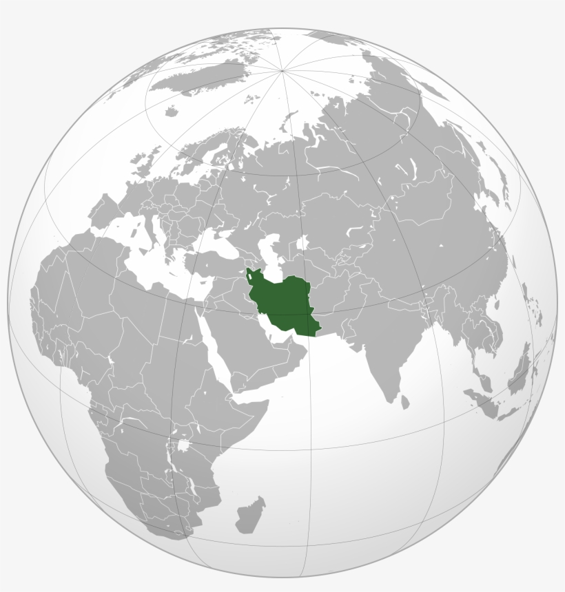 Frenemies Iran And America Since Origins Current Events - Iran In Earth Map, transparent png download