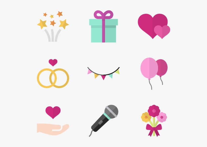 Wedding - Cute Wedding Icon Png, transparent png download