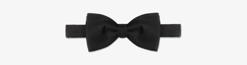 Black Barathea Ready Tied Bow Tie - High Resolution Bow Tie, transparent png download