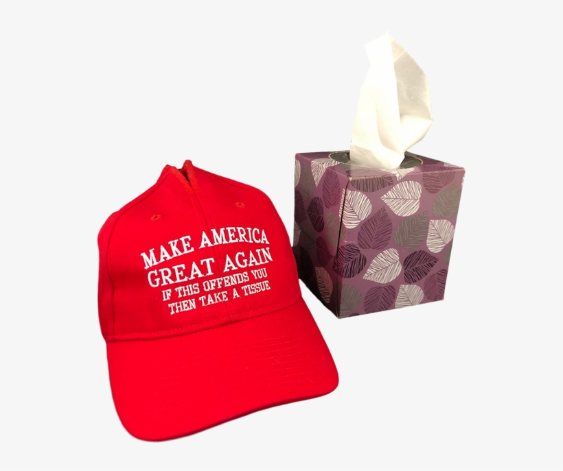 Easily Offended Tissue Hat Box Cover Make America Great - Snowflake Maga, transparent png download