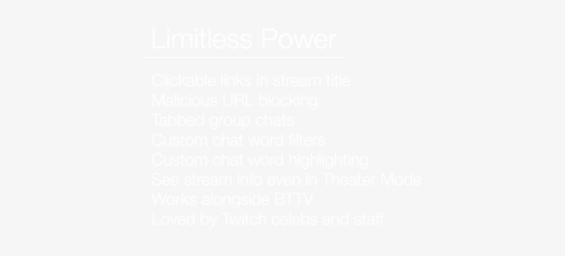 Limitless Power - White Bullet Points Png, transparent png download