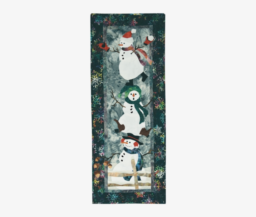Pine Needles Making Spirits Bright Snowman Applique - Making Spirits Bright Mckenna Ryan, transparent png download