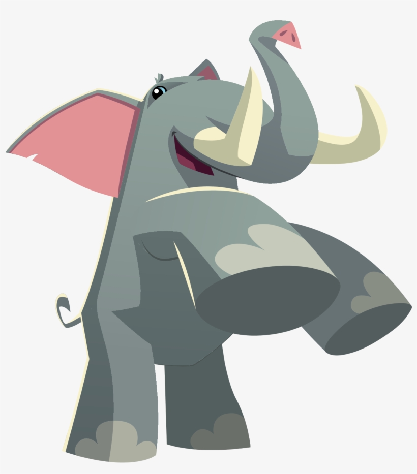 Renovated Art Elephant - Animal Jam Elephant Png, transparent png download