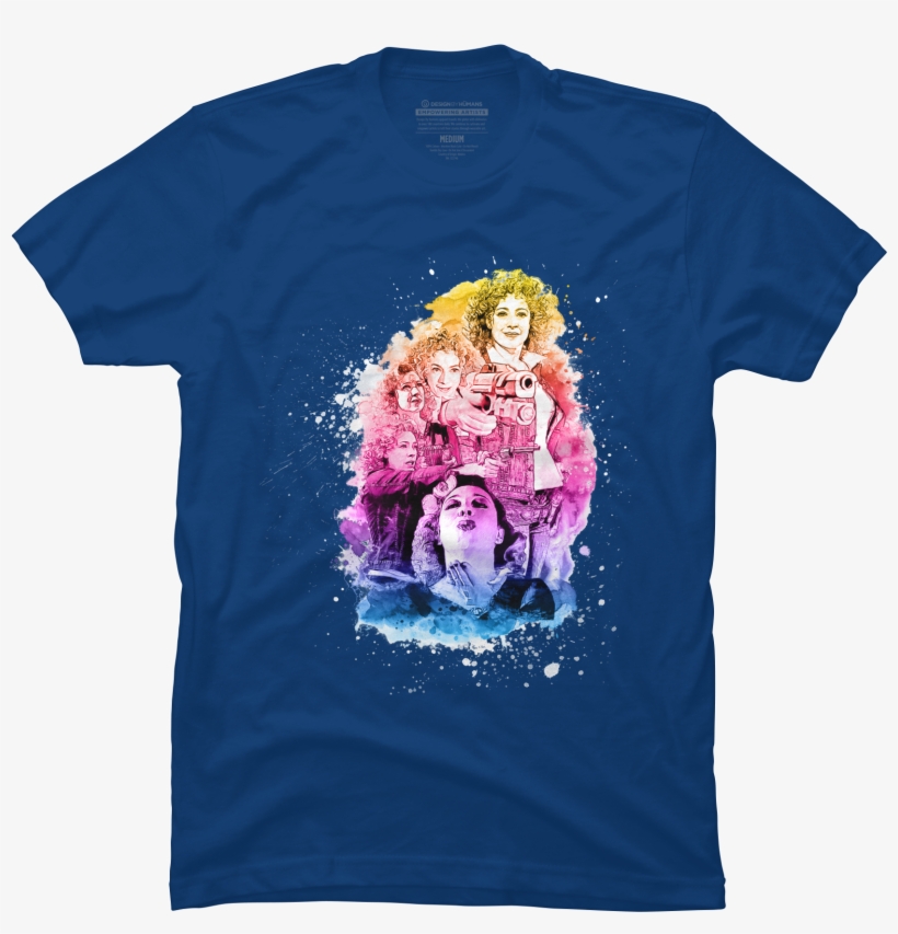 Doctor Who Inspired River Song Watercolorcheck - Relax Dude Shirt Mindofrez, transparent png download