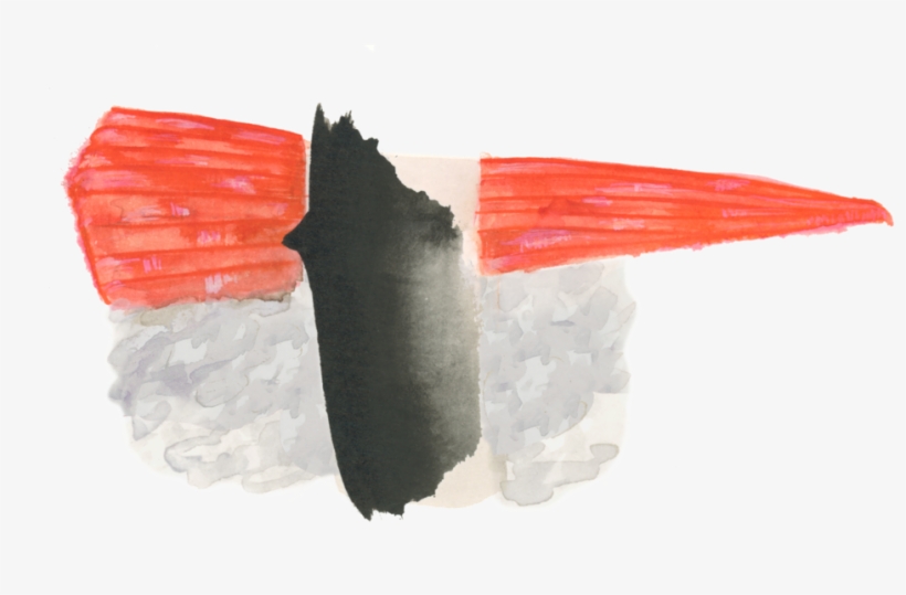 15 Sushi Kani R2 - Origami, transparent png download