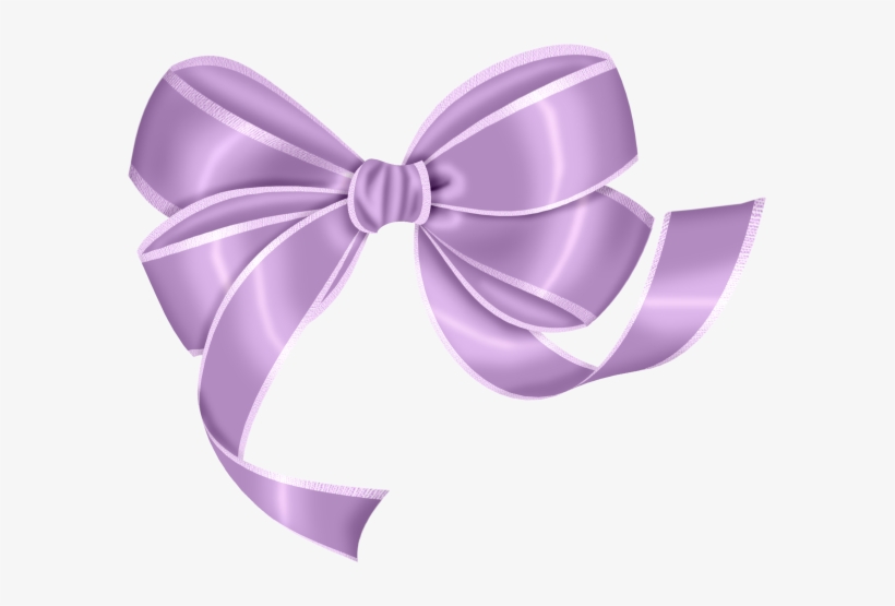 Bow Png Photos - Light Purple Bow Png, transparent png download
