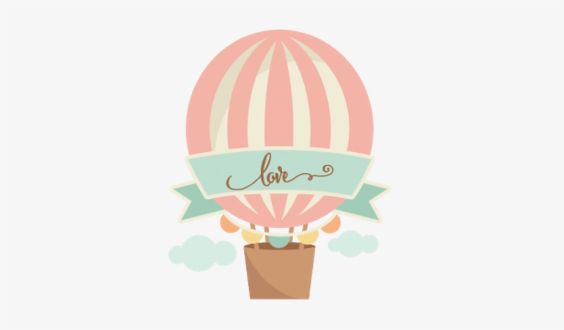 Love Hot Air Balloon - Hot Air Balloon Vector Cute, transparent png download