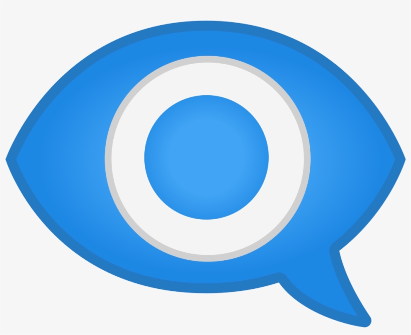 Download Svg Download Png - Eye In Speech Bubble, transparent png download