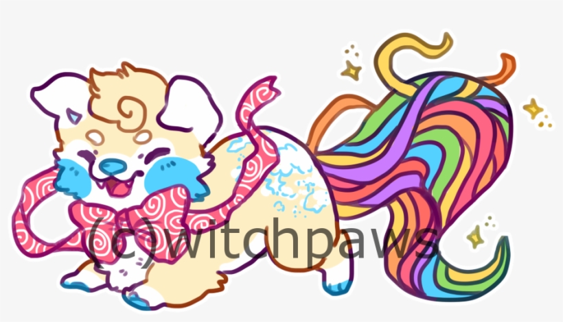 Rainbow Spaghetti Sushi By Evilsylveon On Deviantart - Drawing, transparent png download