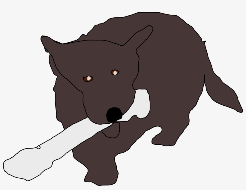This Free Icons Png Design Of Dog With Bone, transparent png download
