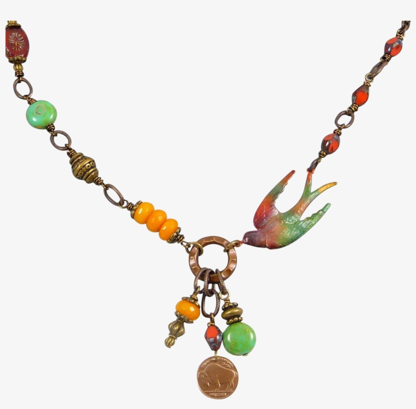 Sparrows Symbolize Hope, Love, Safety, Fertility And - Necklace, transparent png download