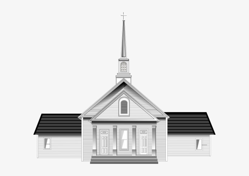 Church Free Png Image - Churchr Clip Art Black And White, transparent png download