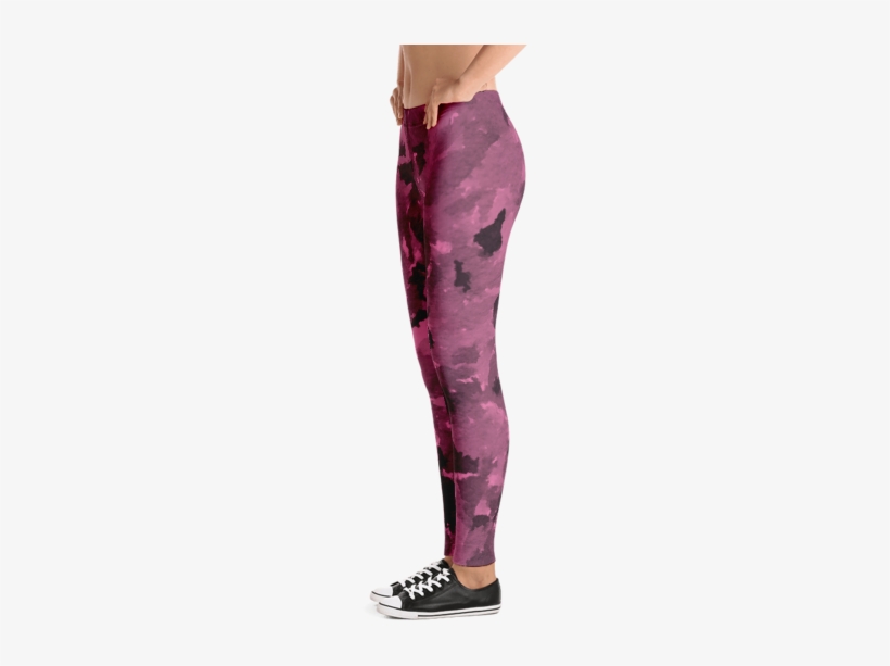 Wild Watercolor Leggings - Leggings, transparent png download