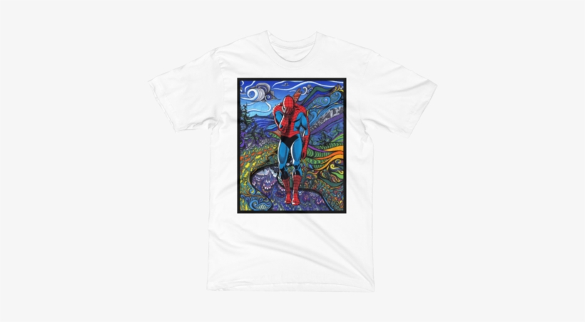 Spiderman's Lsd Trip - Psychedelic Trippy Art Art 24x18 Poster Decor, transparent png download