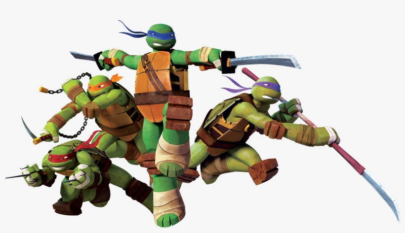 Ninja Turtles Png Transparent Image - Teenage Mutant Turtle Ninja, transparent png download